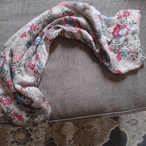 Floral Owl Print Scarf